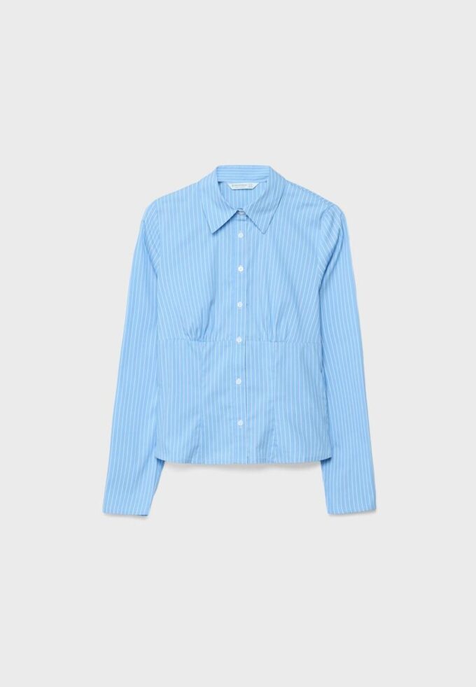 Tailliertes Hemd mit Unterbrustnaht