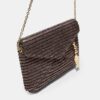 Umhängetasche im Raffia-Look