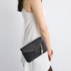 Umhängetasche im Raffia-Look
