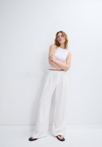 Verstellbare Hose mit Wide Leg