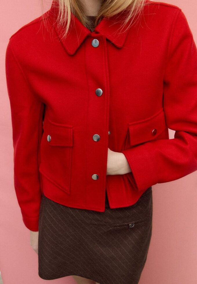 Weiche kurze Jacke Weiche kurze Jacke