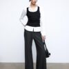 Weit geschnittene elegante Hose Weit geschnittene elegante Hose