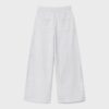 Wide Leg Plüschhose mit Zierdetails Wide Leg Plüschhose mit Zierdetails
