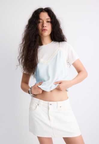 Zeilagiges Camisole-T-Shirt
