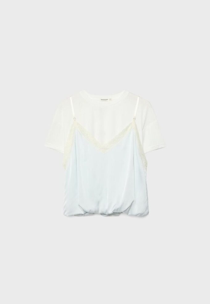 Zeilagiges Camisole-T-Shirt Zeilagiges Camisole-T-Shirt