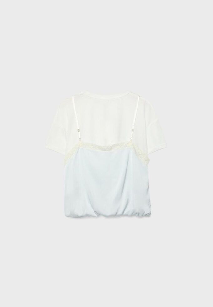 Zeilagiges Camisole-T-Shirt Zeilagiges Camisole-T-Shirt