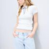 Zeilagiges Kurzarm-Polo-T-Shirt Zeilagiges Kurzarm-Polo-T-Shirt