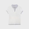 Zeilagiges Kurzarm-Polo-T-Shirt Zeilagiges Kurzarm-Polo-T-Shirt