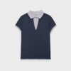 Zeilagiges Kurzarm-Polo-T-Shirt Zeilagiges Kurzarm-Polo-T-Shirt