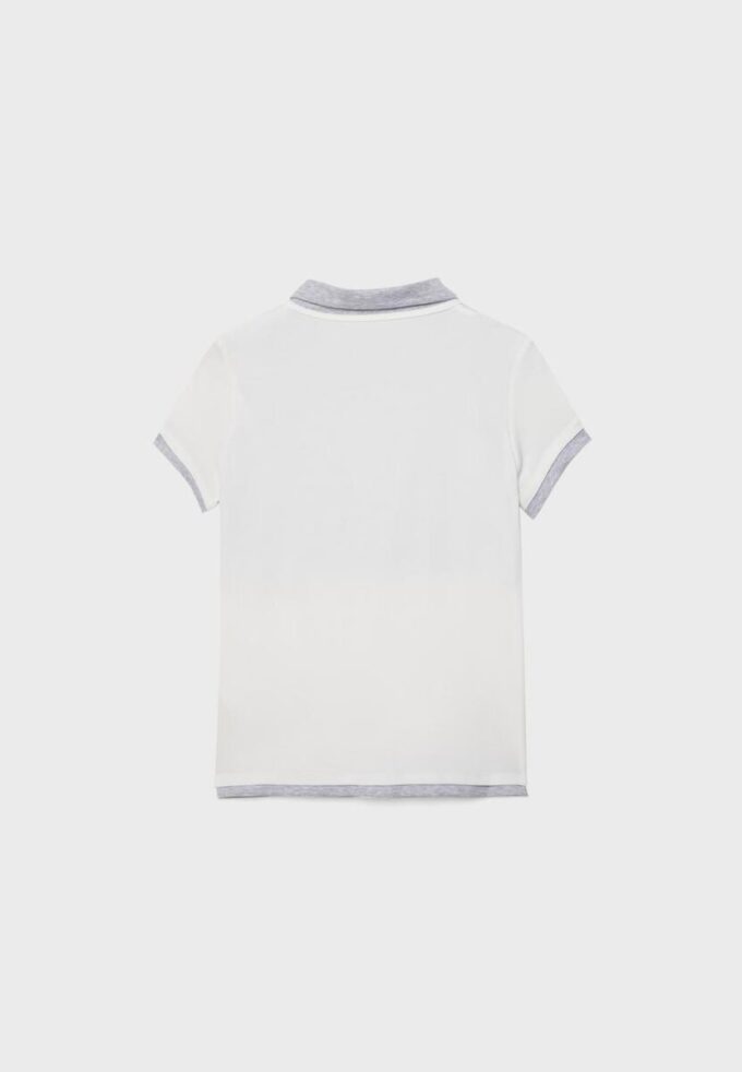 Zeilagiges Kurzarm-Polo-T-Shirt Zeilagiges Kurzarm-Polo-T-Shirt