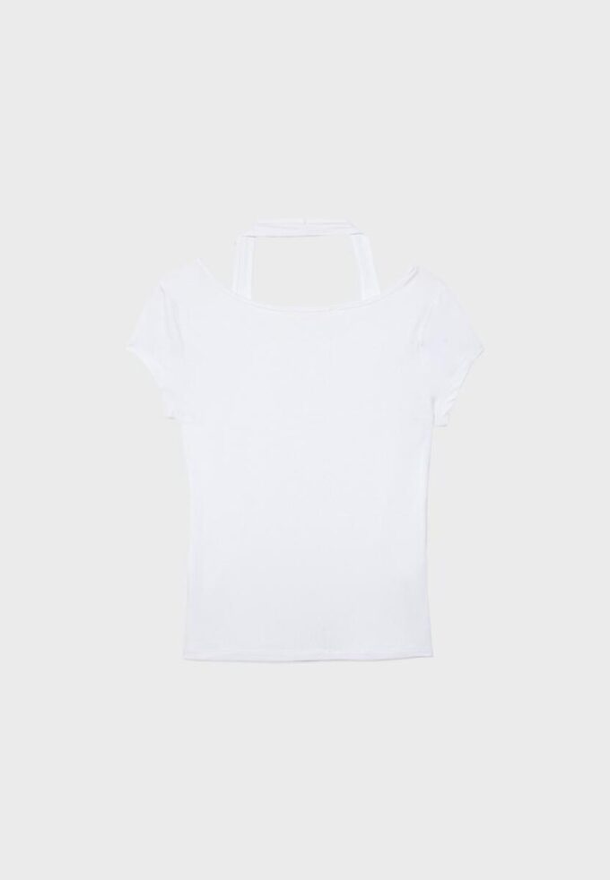 Zeilagiges Kurzarm-T-Shirt Zeilagiges Kurzarm-T-Shirt