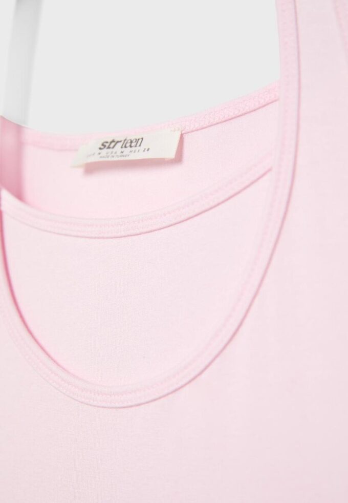 Zeilagiges Kurzarm-T-Shirt